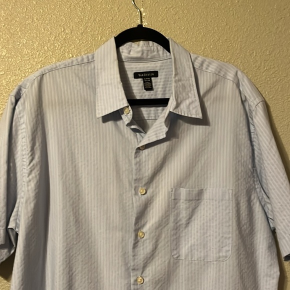 Van Husen men’s button front short sleeve shirt - Picture 2 of 5
